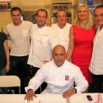 The jury before the competition: Christelle Brua, Christopher Hache, Sébastien Chambru, Frédéric Anton (in the front), Serge Gouloumès, Sophie Gayot, Richard Galy