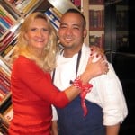 Executive chef Daniel Elmaleh with Sophie Gayot