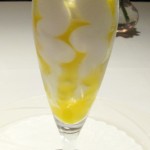 Lemon gelato with Limoncello cream