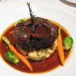 Ossobuco with risotto Milanese