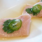 Jalapeño yellowtail sashimi