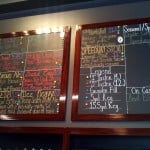 AleSmith's beer tasting menu