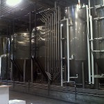 Fermenting tanks at Ballast Point Brewing & Spirits