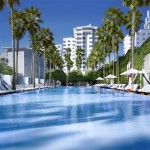 The pool at the Delano South Beach in Miami