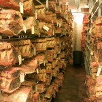 The dry aging room