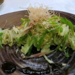 Aonori soba pasta, Dungeness crab, chive