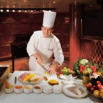 A Silversea Cruises cooking demonstration