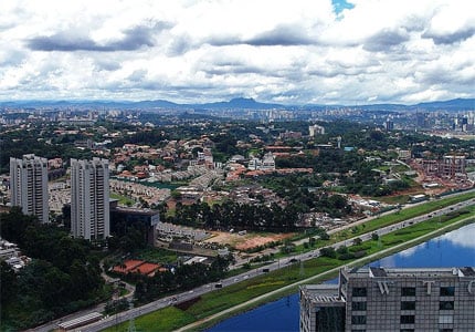 Morumbi in Sao Paulo, home to Estadio Cicero Pompeu de Toledo, one of Brazil's famous soccer stadiums