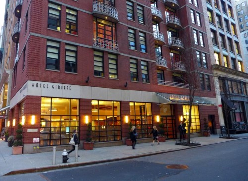 The exterior of Hotel Giraffe in New York City