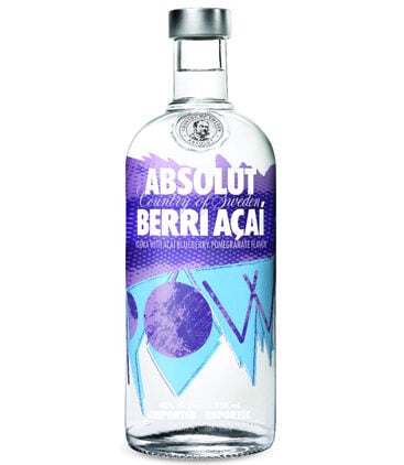 Absolut Berri Açaí is infused with a variety of fruits from around the world