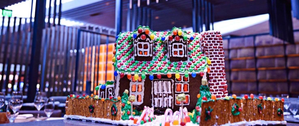 Gingerbread house at Tom Colicchio’s Heritage Steak in Las Vegas