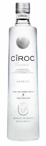 Cîroc Coconut is a creamy blend of coconut and tropical fruit flavors