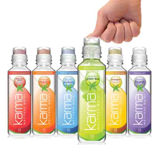 flavored bottled water brands