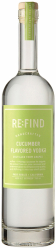 RE:FIND Cucumber Flavored Vodka is crisp and refreshing