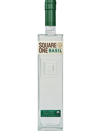 Square One Basil Vodka is made from 100-percent American rye