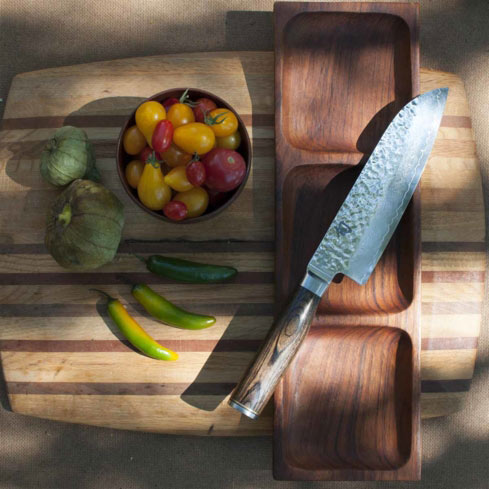 Shun Cutlery Classic 7-inch Santoku Knife