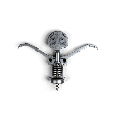 Steel Skull Corkscrew