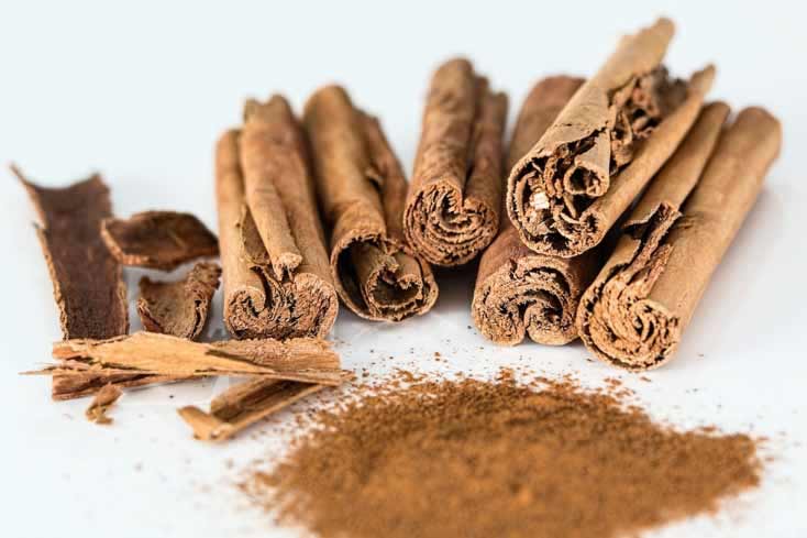 Cinnamon curbs high blood sugar as well as alleviates the symptoms of arthritis