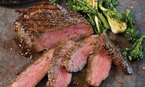 Flank steak is often used for fajitas