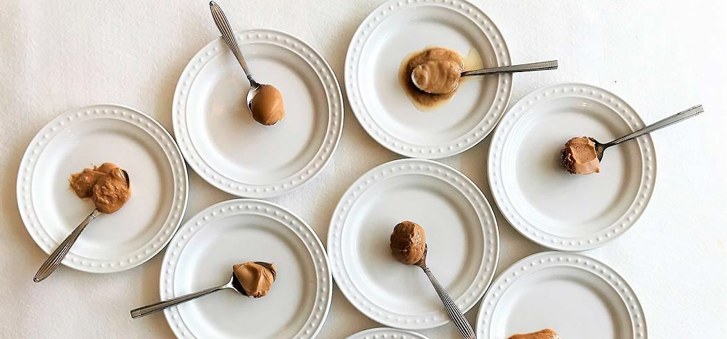 GAYOT taste tests eight popular peanut butter brands to find the best tasting of them all.