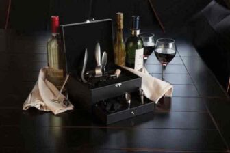 Picnic Time Deluxe Eight-Piece Wine Accessory Kit