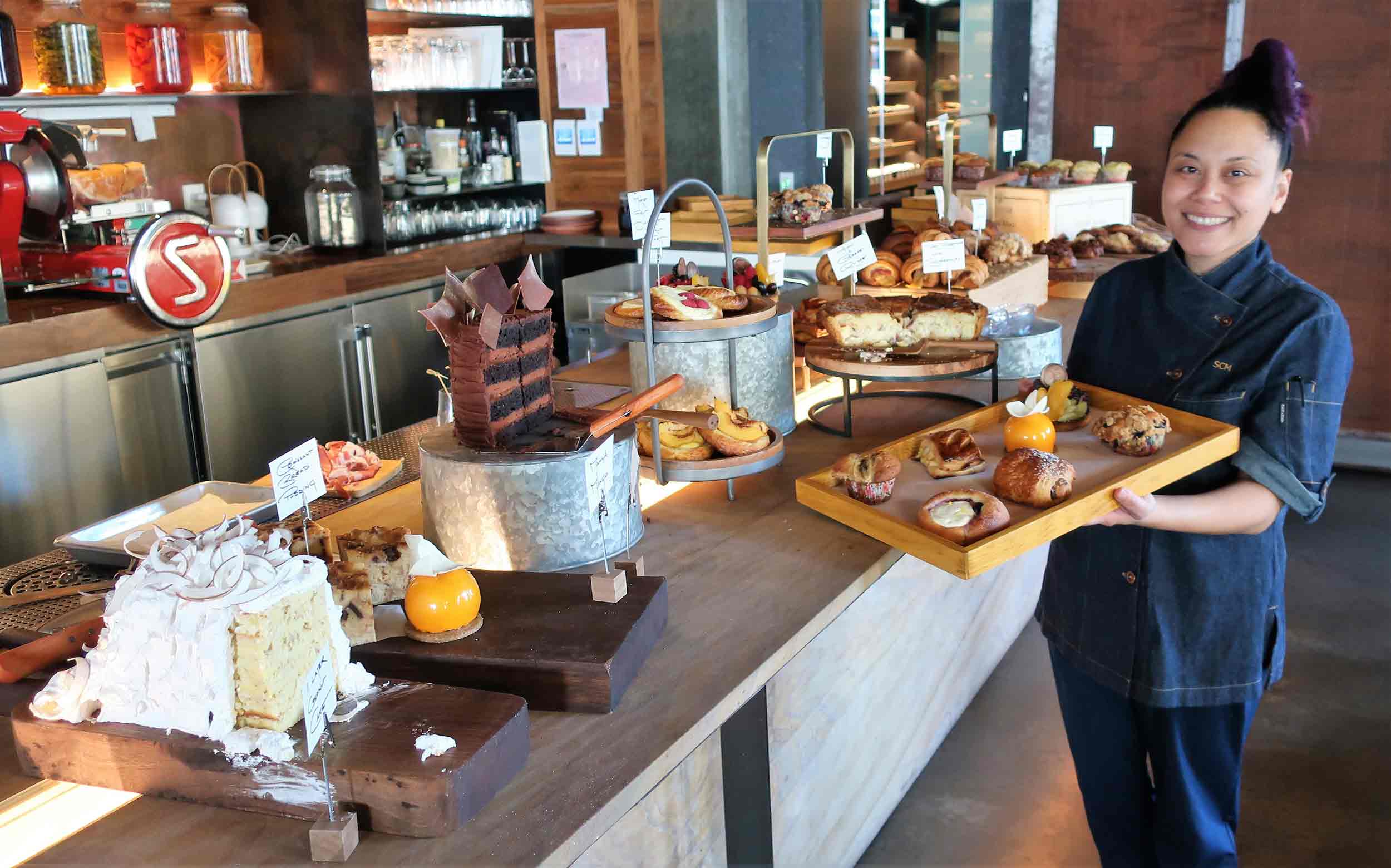 Pastry chef Sally Camacho Mueller