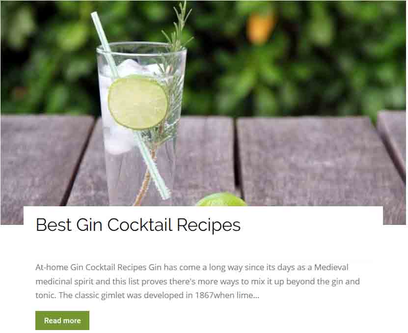 Best gin cocktail recipes
