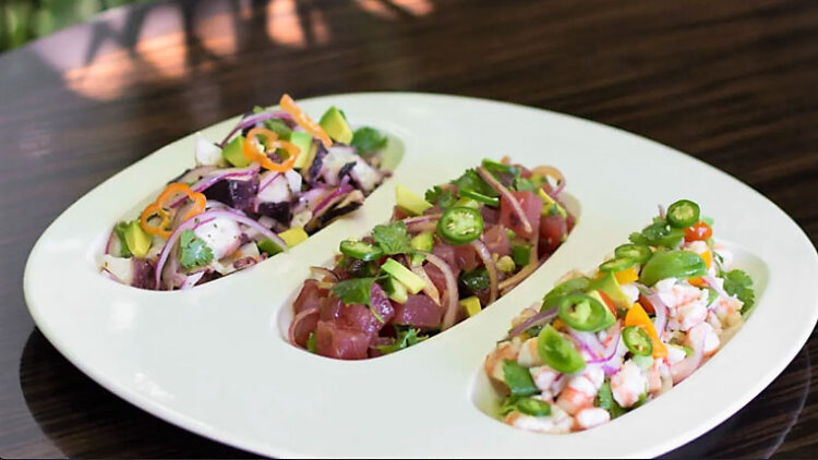 Trio de ceviche, Javier's