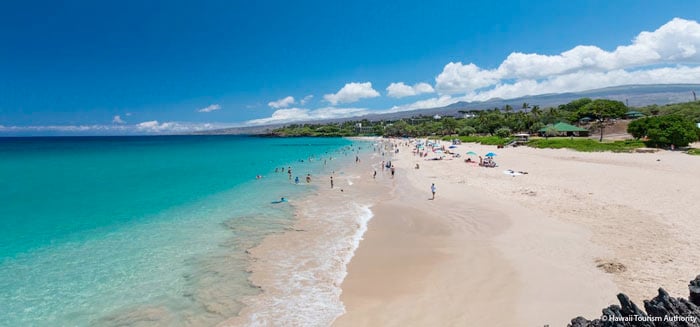 Hapuna Beach on the Big Island of Hawaii, one of GAYOT's Top Beaches in Hawaii