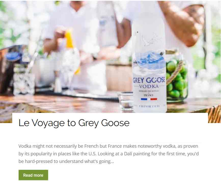 A tour of Grey Goose in France