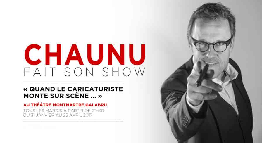 Chaunu Dessinateur One Man Show