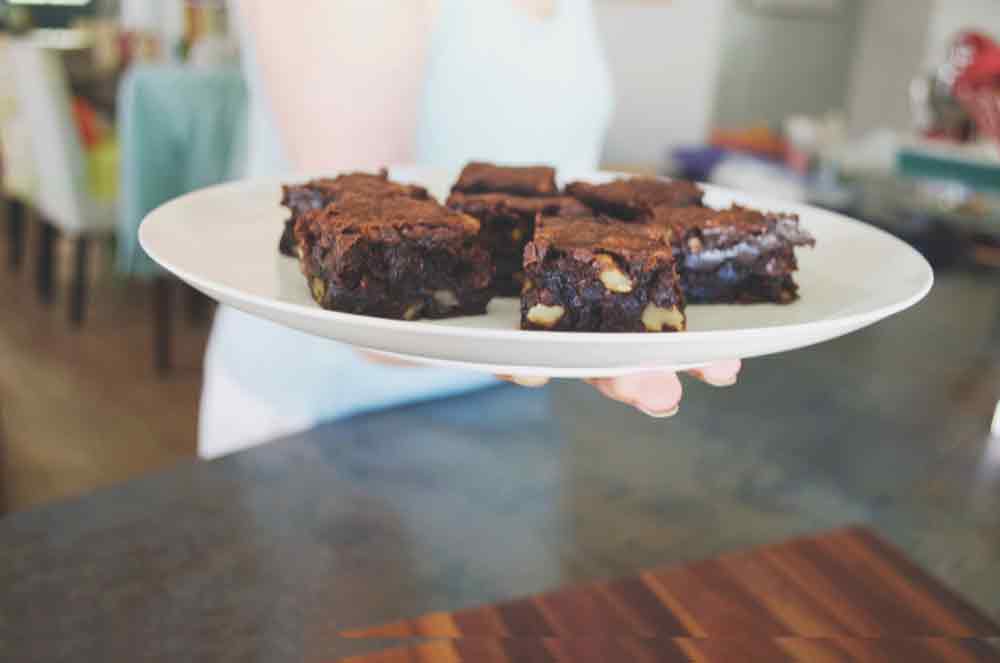 Balsamic Cherry Chocolate Chunk Brownies