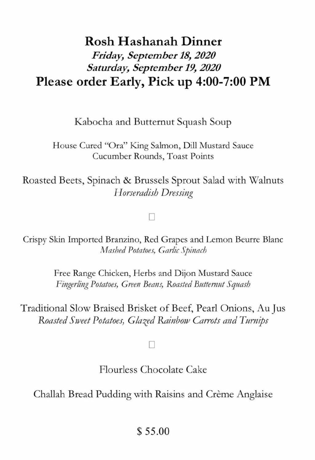 Mistral Sherman Oaks menu
