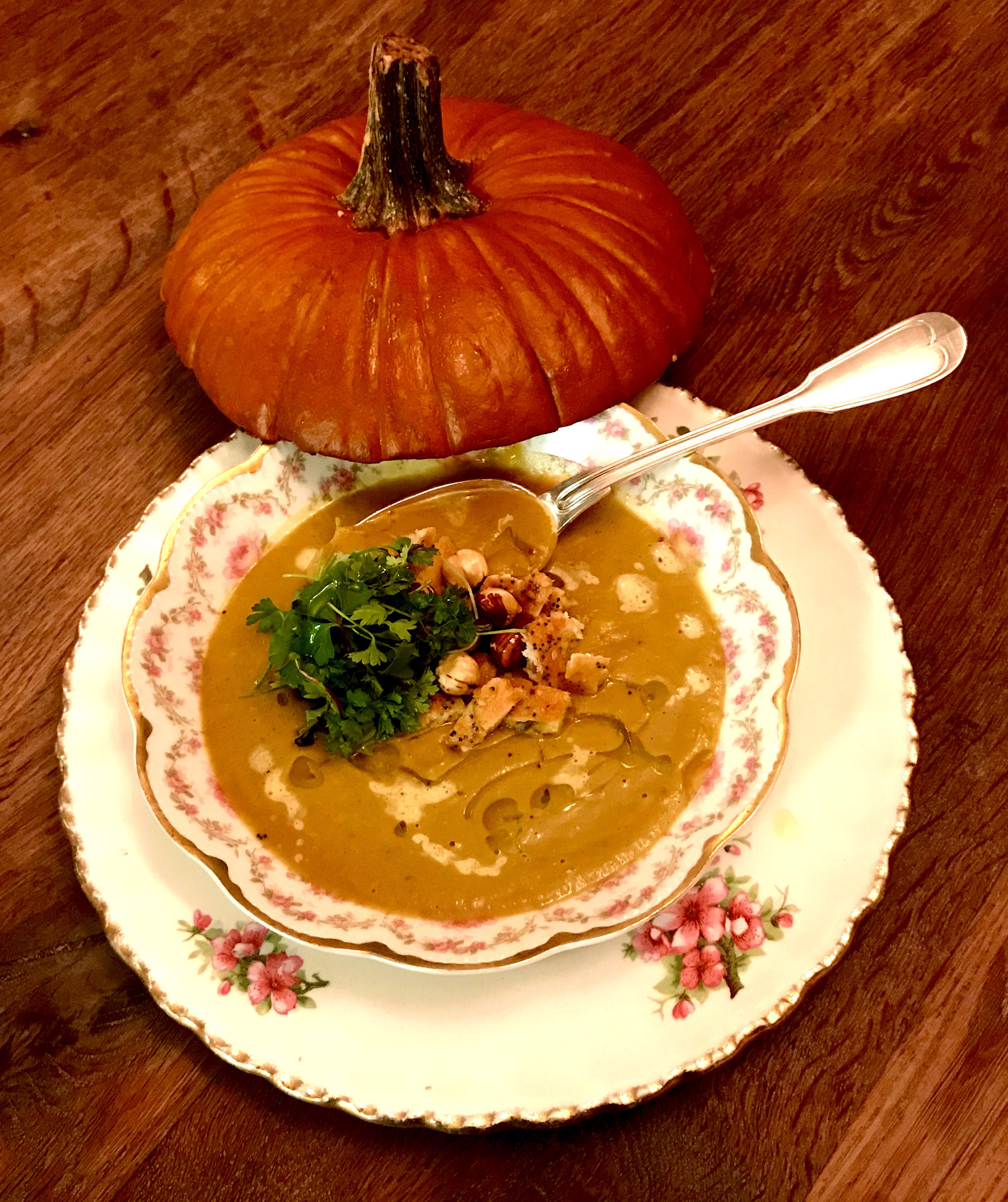 Pumpkin Portobello Soup