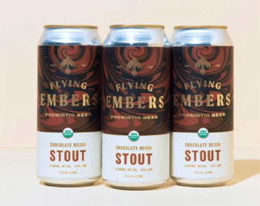 Flying Embers Chocolate Reishi Stout