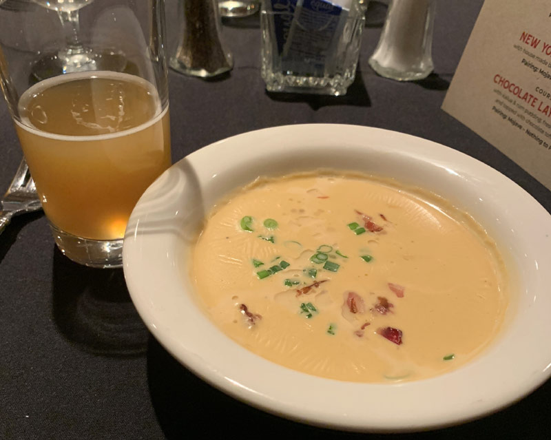 Pub 365 beer cheese soup (photo by Joe Urcioli)