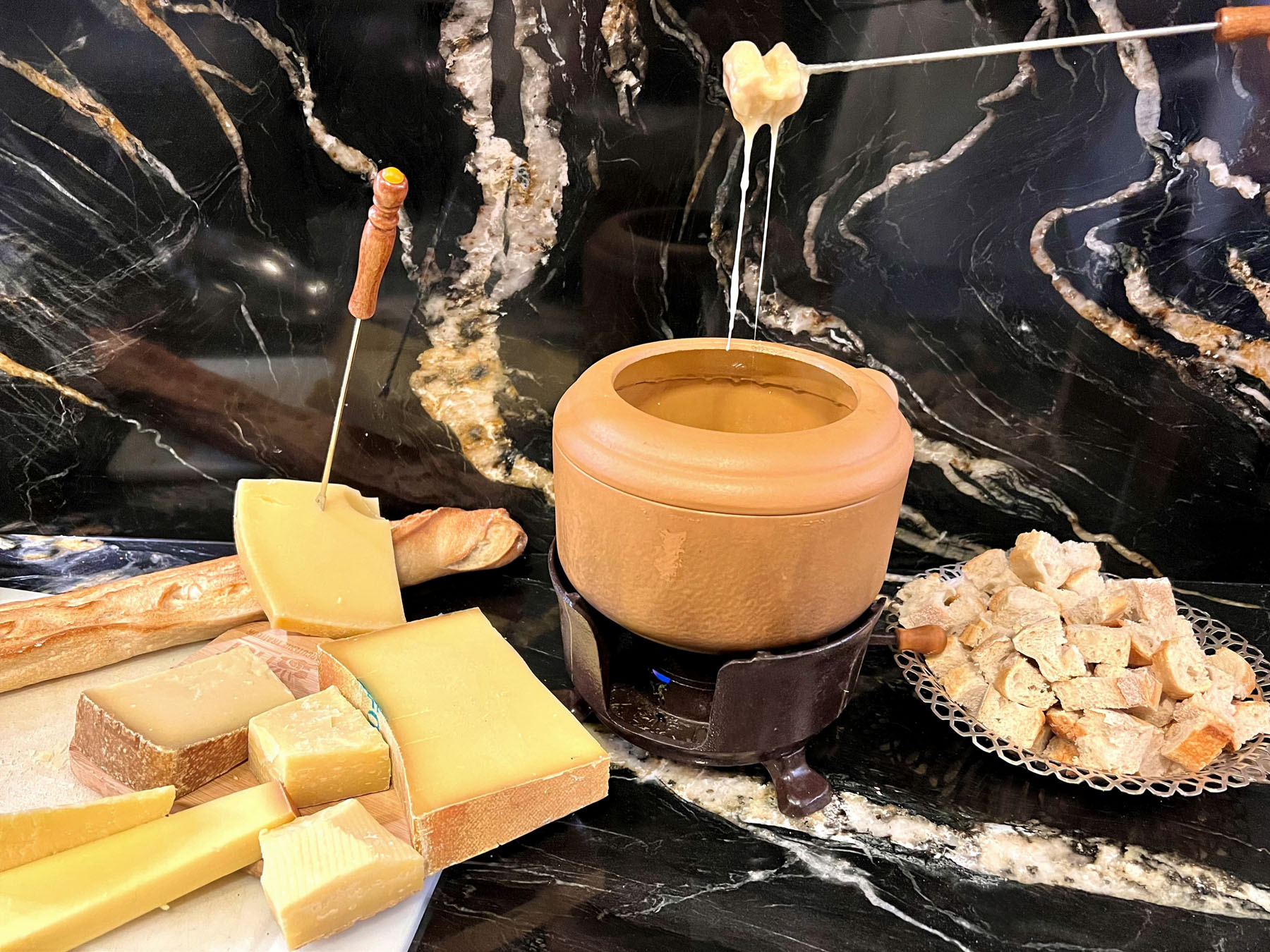 Cheese fondue