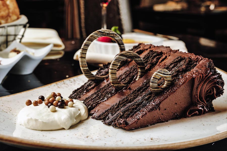 Chocolate layered cake