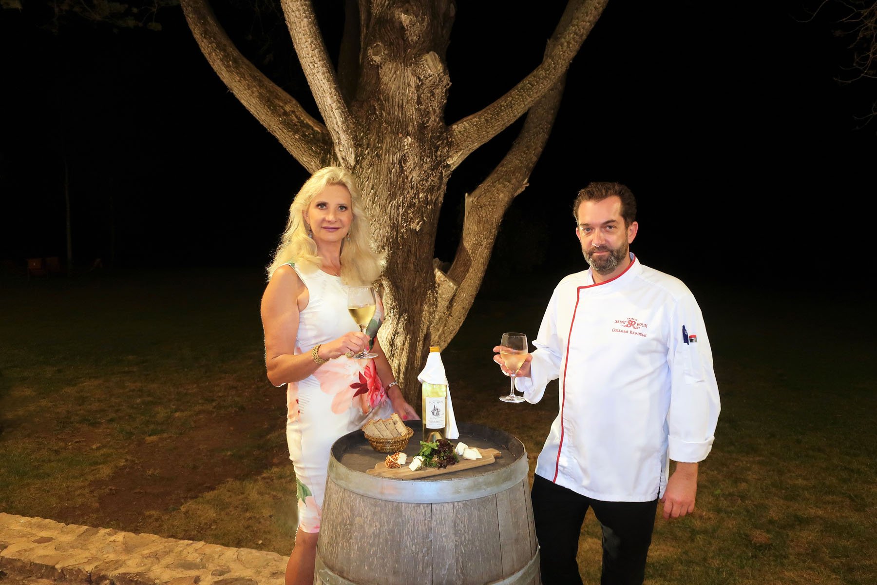 Sophie Gayot, Chef Guillaume Rigaudias | Château Saint-Roux, Provence, France