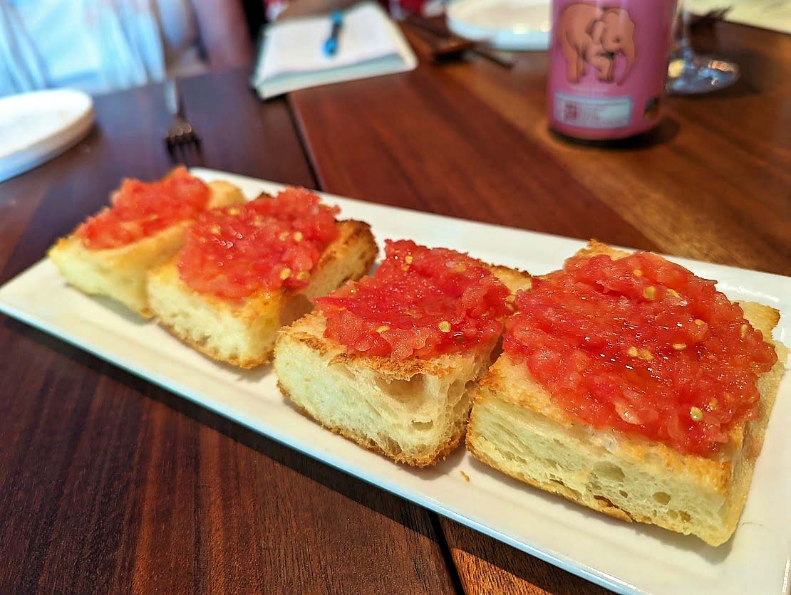 Catalan olive oil bread | Anima by EDO, Las Vegas