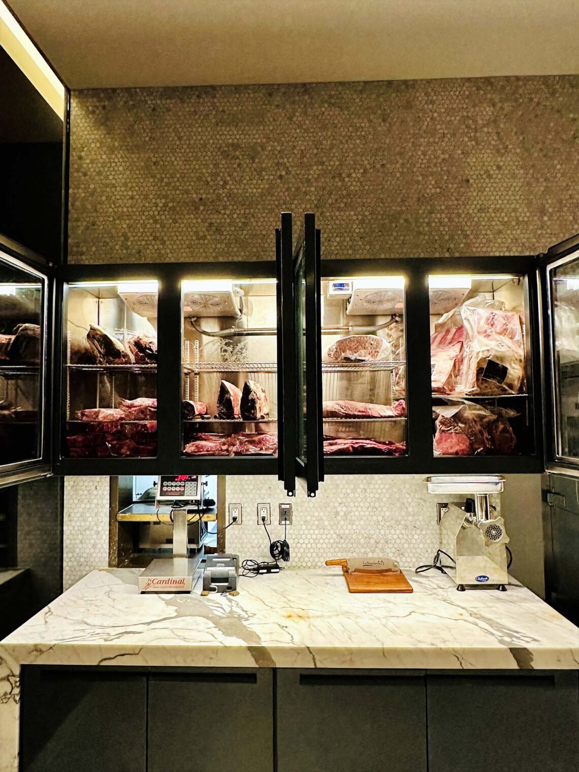 Meat aging La Boucherie Los Angeles