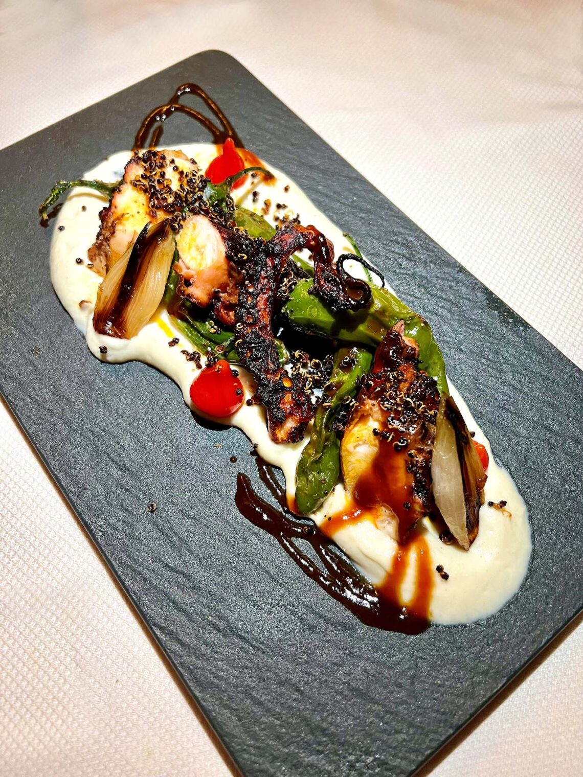 Spanish octopus | The Marine Room La Jolla