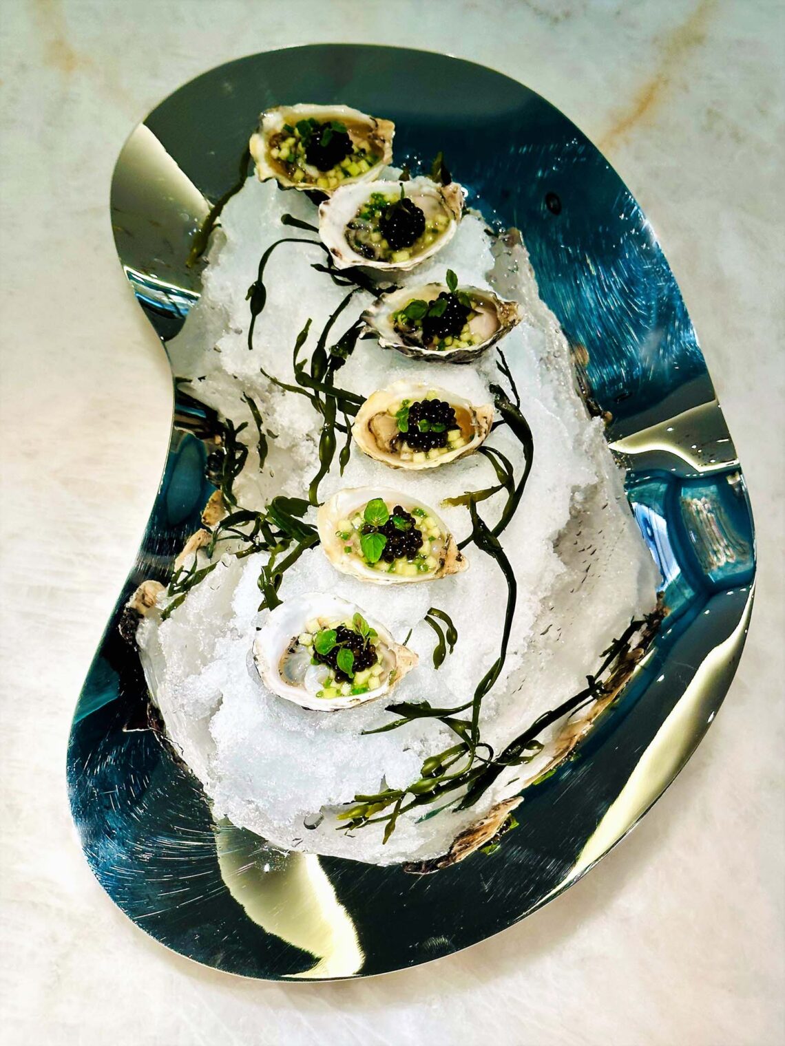 Oysters caviar | Petrossian at Tiffany