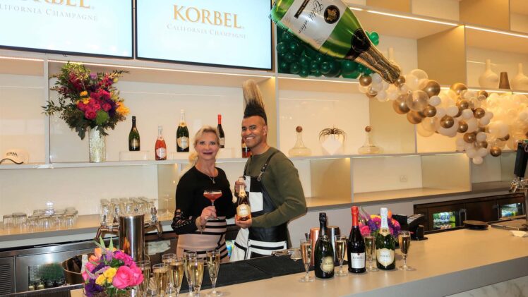Sophie Gayot Saeed Hawk House | Korbel Brut Rosé