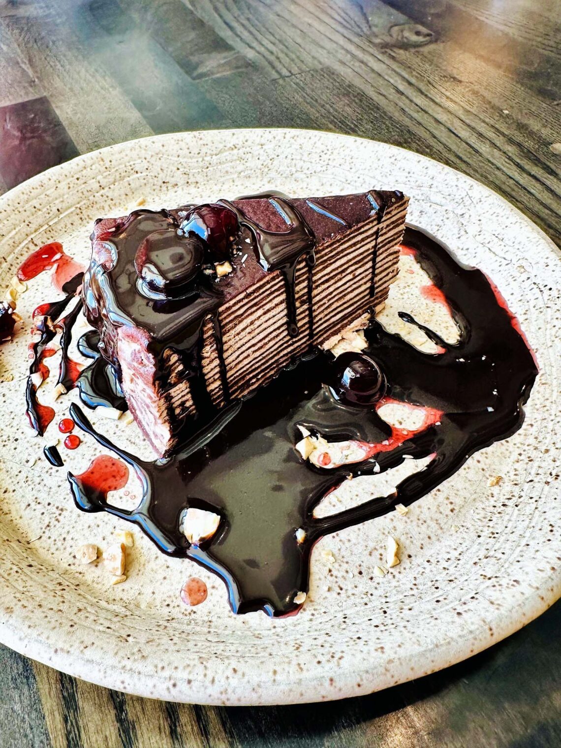 Chocolate crêpe cake | Esther's Kitchen Las Vegas