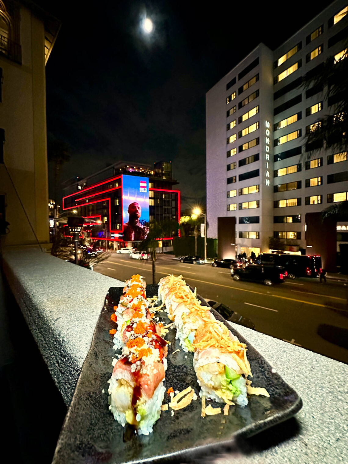 Sushi rolls on Sunset | Katana West Hollywood