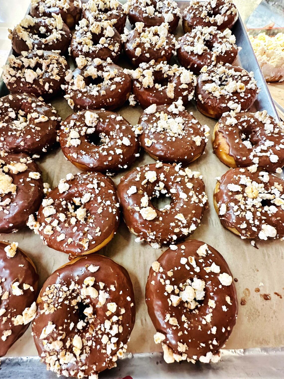 Donut Cookie Pop chocolate | Trejo's Coffee & Donuts
